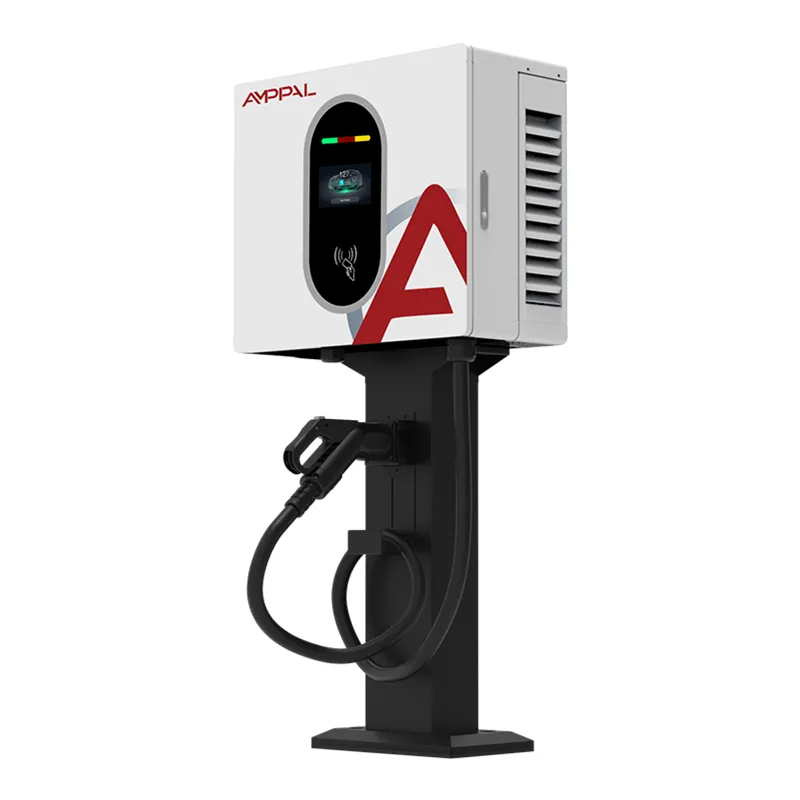 20kW वाल-माउन्ट गरिएको DC फास्ट EV चार्जिङ स्टेसन व्यावसायिक पार्किङको लागि