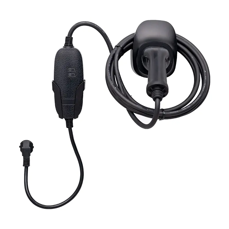 घर र यात्राको लागि एक्रिलिक आवासको साथ 3.5kW पोर्टेबल AC EV चार्जर